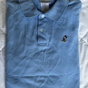 Rare vintage Disney Light Blue Polo Shirt for Men